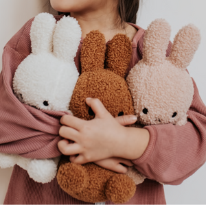 Miffy Sitting Teddy Pink (23cm) by BON TON TOYS (miffy-sitting-teddy-pink-23cm)