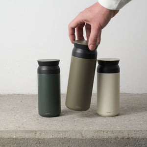 Kinto Travel Tumbler 350ml | Khaki by KINTO (kinto-travel-tumbler-khaki-350ml)