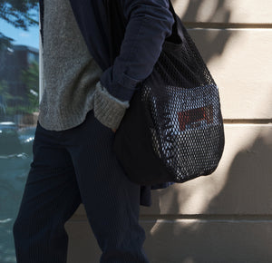Net Shoulder Bag | Black by THE ORGANIC COMPANY (the-organic-co-net-shoulder-ba)