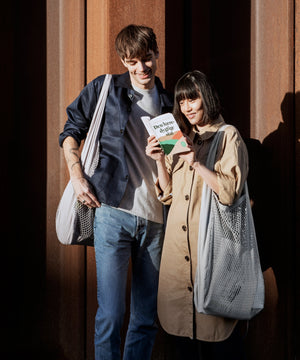 Net shoulder Bag | Lavender by THE ORGANIC COMPANY (the-organic-company-net-shoulder-bag-dusty-lavender)