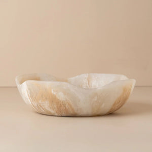 Flow Resin Salad Bowl S | Shell by SAARDÉ (flow-salad-bowl-s-shell)