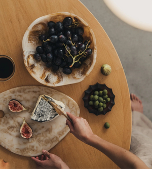 Flow Resin Sun Dish | Earth by SAARDÉ (flow-resin-sun-dish-earth)