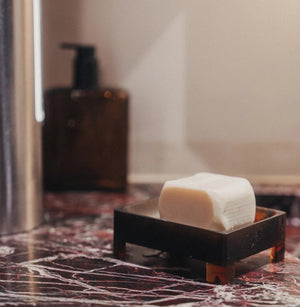 Flow Resin Structured Soap Dish | Earth by SAARDÉ (flow-resin-structured-soap-dish-earth)