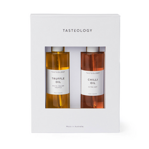 Chilli & Truffle Oil Duo by TASTEOLOGY (oil-duo-set-chilli-truffle)