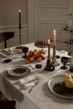 Omhu Bowl L | Off-White/Charcoal by FERM LIVING (omhu-bowl-large-off-white-charcoal)