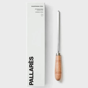 Beechwood Sharpening Steel | 32.5cm by PALLARÈS (pallares-sharpening-steel-beech-wood-handle-32-5cm)