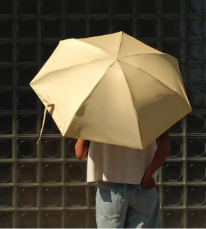 Anatole UPF 50+ Sun & Rain Micro Umbrella | LUMEN/Linen Yellow