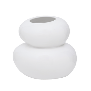 Pebbles Vase | White by URBAN NATURE CULTURE (urban-nature-culture-pebbles-vase-white)