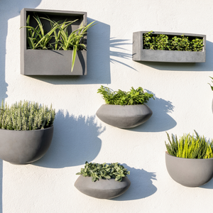 Balcony Low Wall Planter XS | Grey by POTTERY POTS (wally-balcony-low-wally-xs-grey-1)