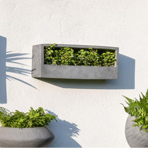 Balcony Low Wall Planter XS | Grey by POTTERY POTS (wally-balcony-low-wally-xs-grey-1)