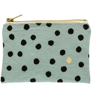 Pouch Polka S | Celadon by La Cerise Sur Le Gateau (la-cerise-sur-la-gateau-pouch-polka-celadon-s)