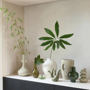 Quirky A Vase | Moss Stone by URBAN NATURE CULTURE (urban-nature-culture-quirky-a-vase-moss-stone)