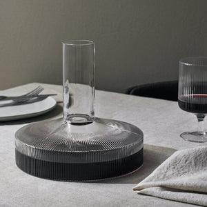Ripple Wine Carafe | Clear by FERM LIVING (ripple-wine-carafe-clear)