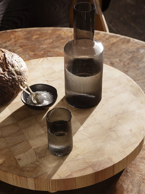Ripple Carafe | Smoked Grey by FERM LIVING (ripple-carafe-smoked-grey-1)