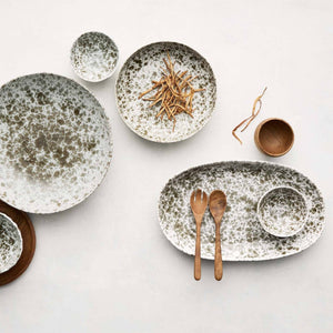 Tell Me More Rivoli Bowl Mini | Green Splatter