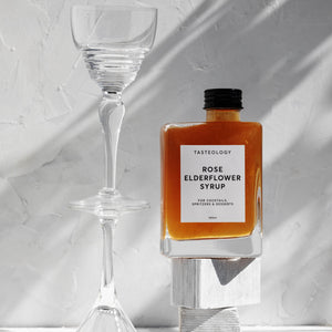 Rose & Elderflower Syrup by TASTEOLOGY (rose-elderflower-syrup)
