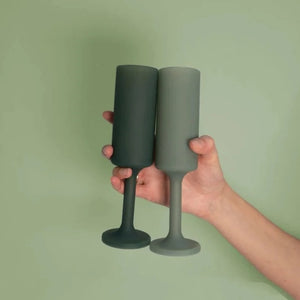 SEFF Silicone Flutes | Sage+Olive by PORTER GREEN (seff-silicone-flutes-sage-olive)