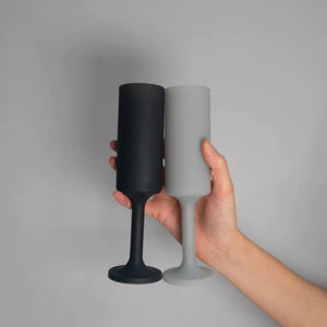 SEFF Silicone Flutes | Smoke+Storm by PORTER GREEN (seff-silicone-flutes-set-of-2-smoke-storm)