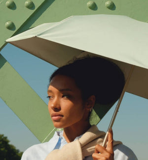 UPF 50+ Sun & Rain Micro Umbrella | Altaïra/Lagoon Green by ANATOLE (micro-umbrella-uv-50-protection-sun-rain-lagoon-green)