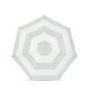 UPF 50+ Sun & Rain Micro Umbrella | Véga/Lagoon Green Stripes by ANATOLE (micro-umbrella-uv-50-protection-sun-rain-lagoon-green-stripes-vegai)