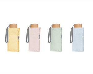 UPF 50+ Sun & Rain Micro Umbrella | CELESTA/Pearl Blue by ANATOLE (micro-umbrella-uv-protection-sun-rain-pearl-blue-celesta)