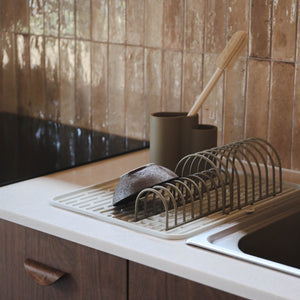 Store All Holder | Khaki by DESIGNSTUFF (all-cutlery-drainer-holder-khaki)