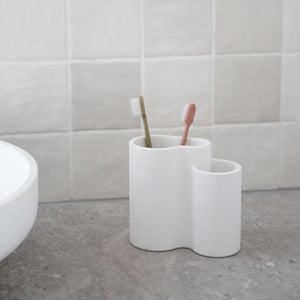 Store All Holder | White by DESIGNSTUFF (copy-of-all-cutlery-drainer-holder-white)