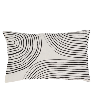 Suji Cushion | Off White/Black by URBAN NATURE CULTURE (urban-nature-culture-cushion-suji)