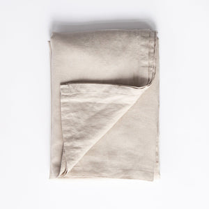 Tell Me More Table Cloth Linen 145x330 | Warm Grey