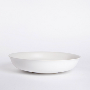 Talia Shallow Serving Bowl 31cm | Powder Grey by PAPAYA (lotus-curved-platter-white-large)
