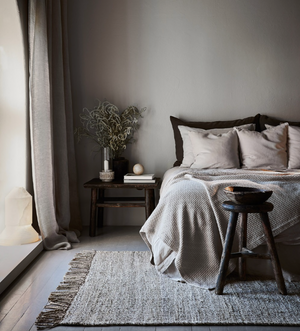 BRICK Bedspread 180X260 | Sand Beige by TELL ME MORE (tell-me-more-brick-bedspread-180x260-colours-sand)