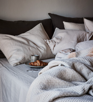 BRICK Bedspread 180X260 | Sand Beige by TELL ME MORE (tell-me-more-brick-bedspread-180x260-colours-sand)