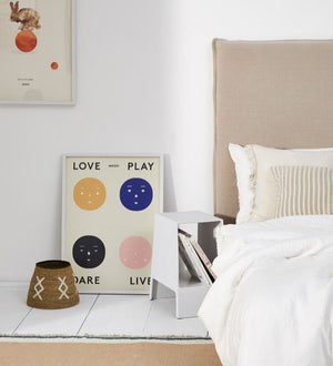 FOUR FEELINGS by ATWTP/Mado by PAPER COLLECTIVE (paper-collective-four-feelings-print)