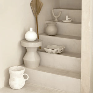 Two Arms Ecomix Candle Holder | Fog by URBAN NATURE CULTURE (urban-nature-culture-candle-holder-two-arms)