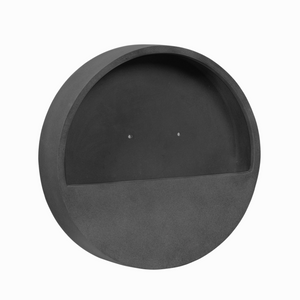WALLY Wall Planter S 40cm | Grey by POTTERY POTS (pottery-pots-wally-hanging-s-fiberstone-o-40-00-grey)