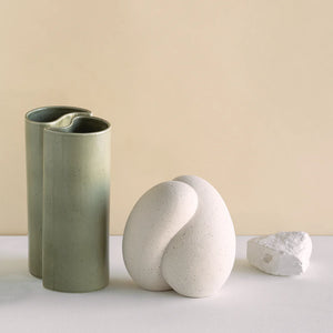 Yin Vase - Olive Grey by URBAN NATURE CULTURE (yin-vase-olive-grey)