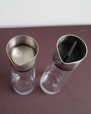 Alinjo Oil/Vinegar Set 180ml | Stainless Steel by BLOMUS (blomus-olvigo-oil-vinegar-set-2-150ml)