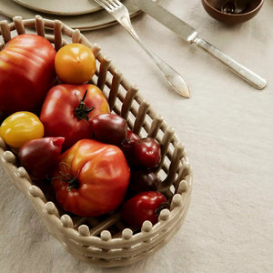 Ceramic Basket Oval | Cashmere by FERM LIVING (ceramic-basket-cashmere)