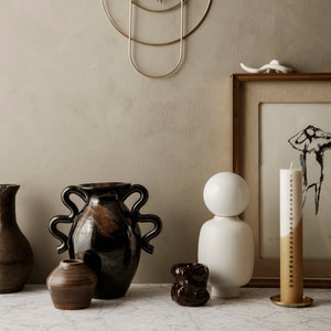 Basho Round Brass Tray by FERM LIVING (basho-tray-round-brass)