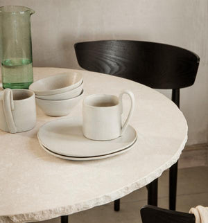 Flow Plate Medium | Off White Speckle by FERM LIVING (flow-plate-medium-off-white-speckle)