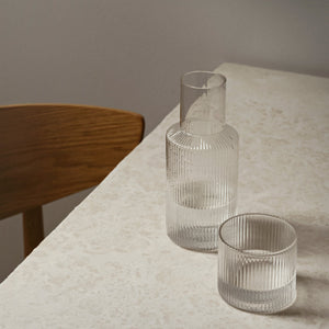 Ripple Low Glass | Set of 4 | Clear by FERM LIVING (ripple-low-glass-set-of-4-clear)