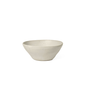 Flow Bowl M | off white speckle by FERM LIVING (flow-bowl-m-off-white-speckle)