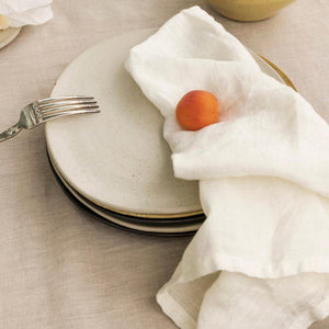 Flow Plate Medium | Off White Speckle by FERM LIVING (flow-plate-medium-off-white-speckle)