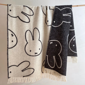 Maison Deux Miffy Blanket | White/Black