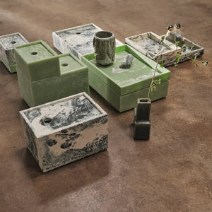 Mist Box | 10 x 15| Emerald Off-White by FERM LIVING (mist-box-10-x-15-emerald-off-white)