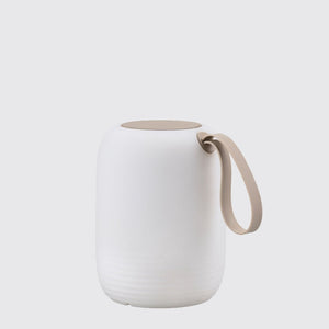 Villa Collection Speaker + LED Lamp | Small by VILLA COLLECTION (villa-collection-speaker-w-led-lamp-white-small)