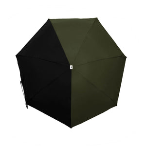 Micro Umbrella Bi Colour | Alma/Khaki-Black by ANATOLE (anatole-bicolour-micro-umbrella-alma-khaki-black)