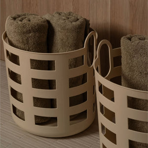 Storage and Laundry Basket L | Set 2 | Sand by DESIGNSTUFF (storage-and-laundry-basket-l-sand-set-2)