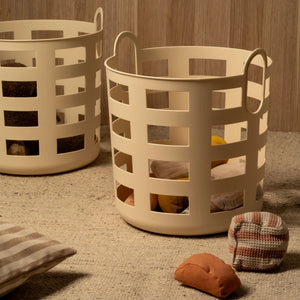 Storage and Laundry Basket L | Set 2 | Sand by DESIGNSTUFF (storage-and-laundry-basket-l-sand-set-2)