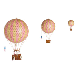 Model Hot Air Balloon M | Pink by AUTHENTIC MODELS (travels-light-ornamental-model-hot-air-balloon-pink)